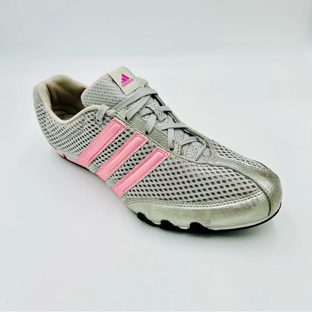 Adidas shoes CC Ride Trainers Pink Gray Silver running workout Women Size 9.5 - Picture 1 of 10